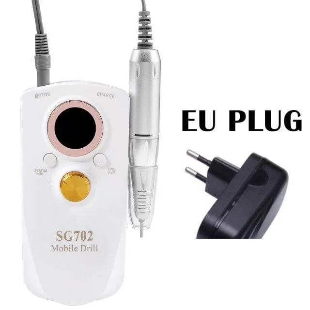 35000 U/min Tragbare wiederaufladbare elektrische Nagelbohrmaschine Feile Pediküreausrüstung Maniküreset Nagelgel-Kunstpolierwerkzeuge