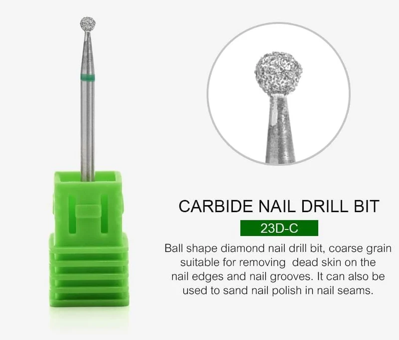 Nagelbohrer, Hartmetall-Fräser, Nagelkunst-Werkzeug für elektrische Maniküre, Nagelbohrmaschine, Nagelzubehör, Werkzeuge zum Entfernen von Gel