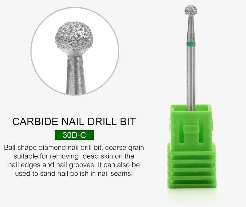 Nagelbohrer, Hartmetall-Fräser, Nagelkunst-Werkzeug für elektrische Maniküre, Nagelbohrmaschine, Nagelzubehör, Werkzeuge zum Entfernen von Gel