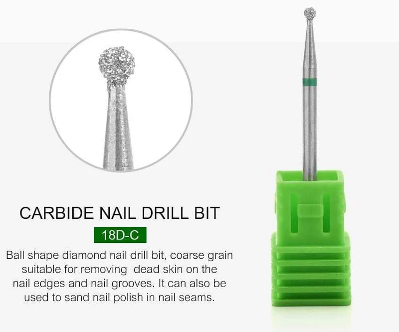 Nagelbohrer, Hartmetall-Fräser, Nagelkunst-Werkzeug für elektrische Maniküre, Nagelbohrmaschine, Nagelzubehör, Werkzeuge zum Entfernen von Gel