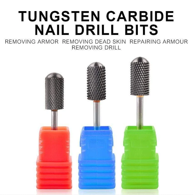 Nagelbohrer, Hartmetall-Fräser, Nagelkunst-Werkzeug für elektrische Maniküre, Nagelbohrmaschine, Nagelzubehör, Werkzeuge zum Entfernen von Gel