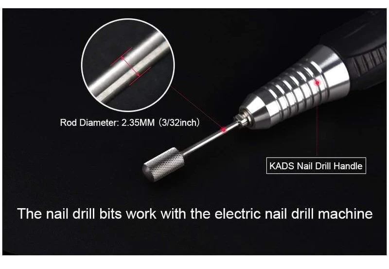 Nagelbohrer, Hartmetall-Fräser, Nagelkunst-Werkzeug für elektrische Maniküre, Nagelbohrmaschine, Nagelzubehör, Werkzeuge zum Entfernen von Gel