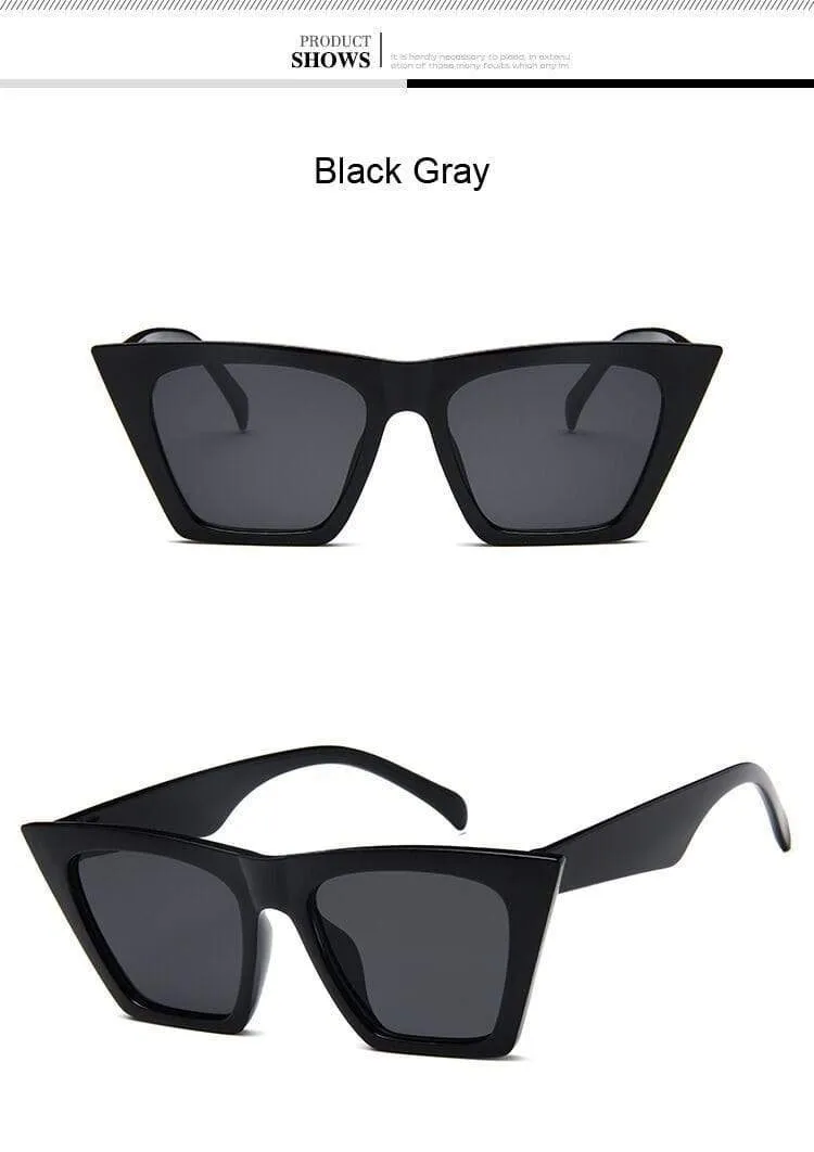 Quadratische Sonnenbrille Damen Designer Luxus Mann/Frauen Cat Eye Sonnenbrille Klassisch Vintage UV400 Outdoor Oculos De Sol