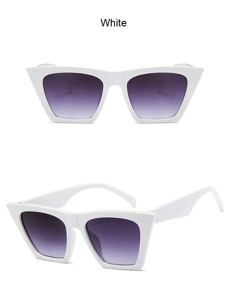 Quadratische Sonnenbrille Damen Designer Luxus Mann/Frauen Cat Eye Sonnenbrille Klassisch Vintage UV400 Outdoor Oculos De Sol