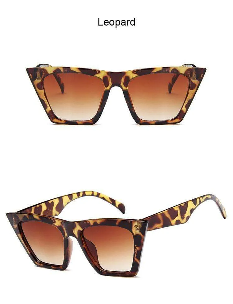 Quadratische Sonnenbrille Damen Designer Luxus Mann/Frauen Cat Eye Sonnenbrille Klassisch Vintage UV400 Outdoor Oculos De Sol