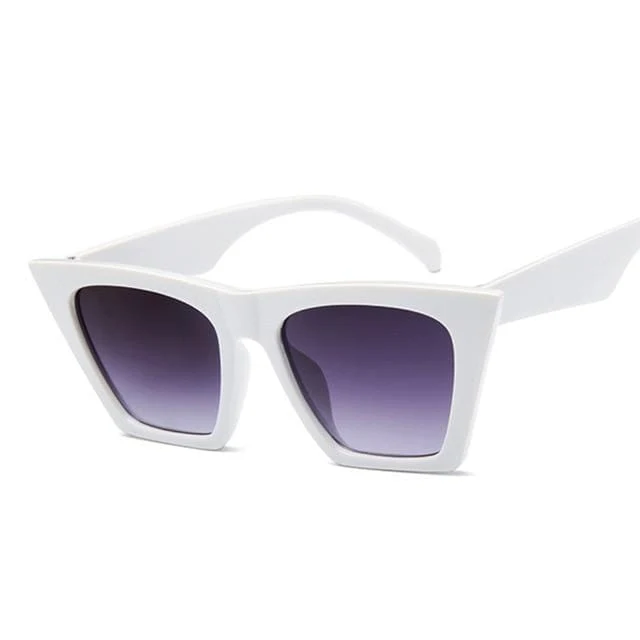 Quadratische Sonnenbrille Damen Designer Luxus Mann/Frauen Cat Eye Sonnenbrille Klassisch Vintage UV400 Outdoor Oculos De Sol