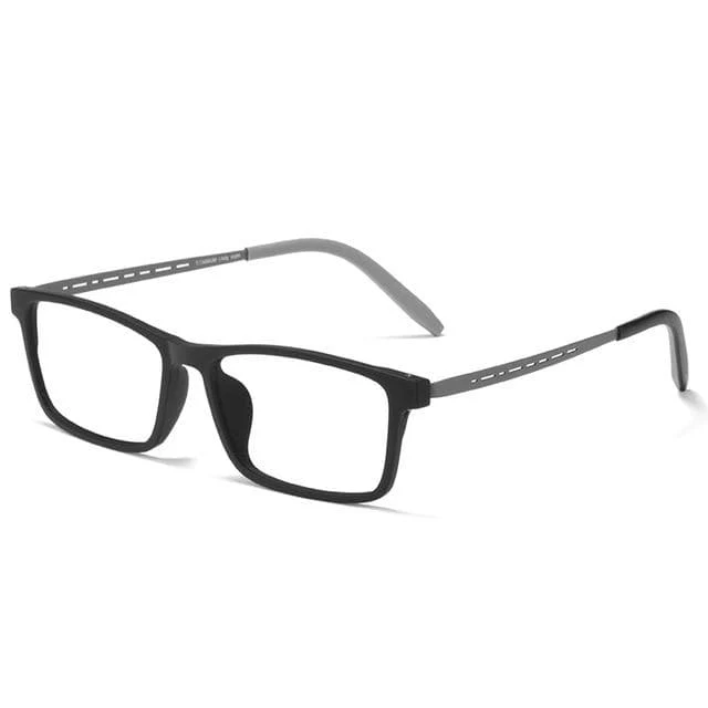 Titan-Brillengestell für Herren, bequem, großer Rahmen, TR-Brillengestell, ultraleicht, quadratisch, Myopie, optische Brillenfassung 8822T