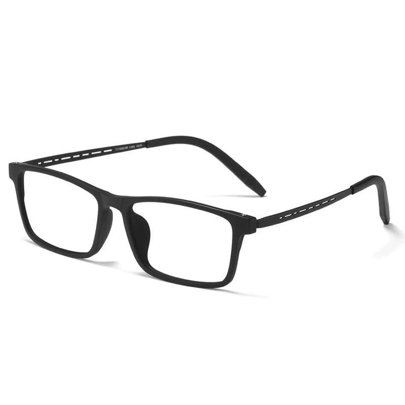 Titan-Brillengestell für Herren, bequem, großer Rahmen, TR-Brillengestell, ultraleicht, quadratisch, Myopie, optische Brillenfassung 8822T