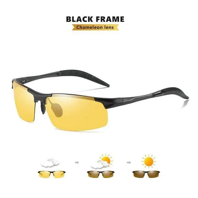 Anti-Glare Tag Nachtsichtbrille für Autofahrer Männer Polarisierte Sonnenbrille Photochrome Fahrerbrille Brille zonnebril heren