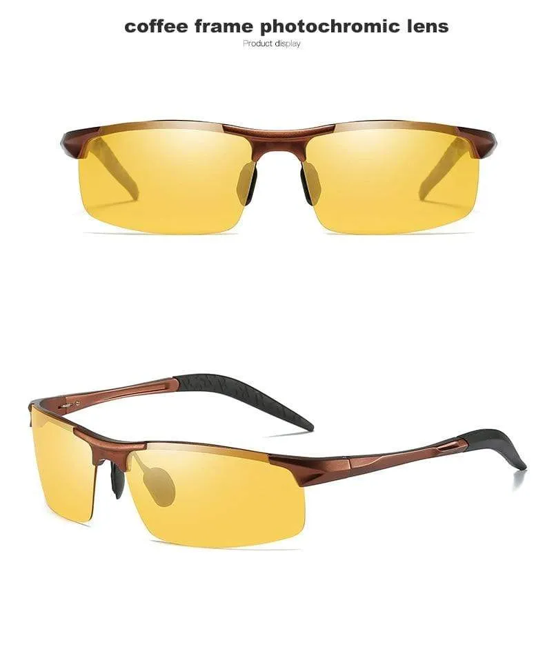 Anti-Glare Tag Nachtsichtbrille für Autofahrer Männer Polarisierte Sonnenbrille Photochrome Fahrerbrille Brille zonnebril heren