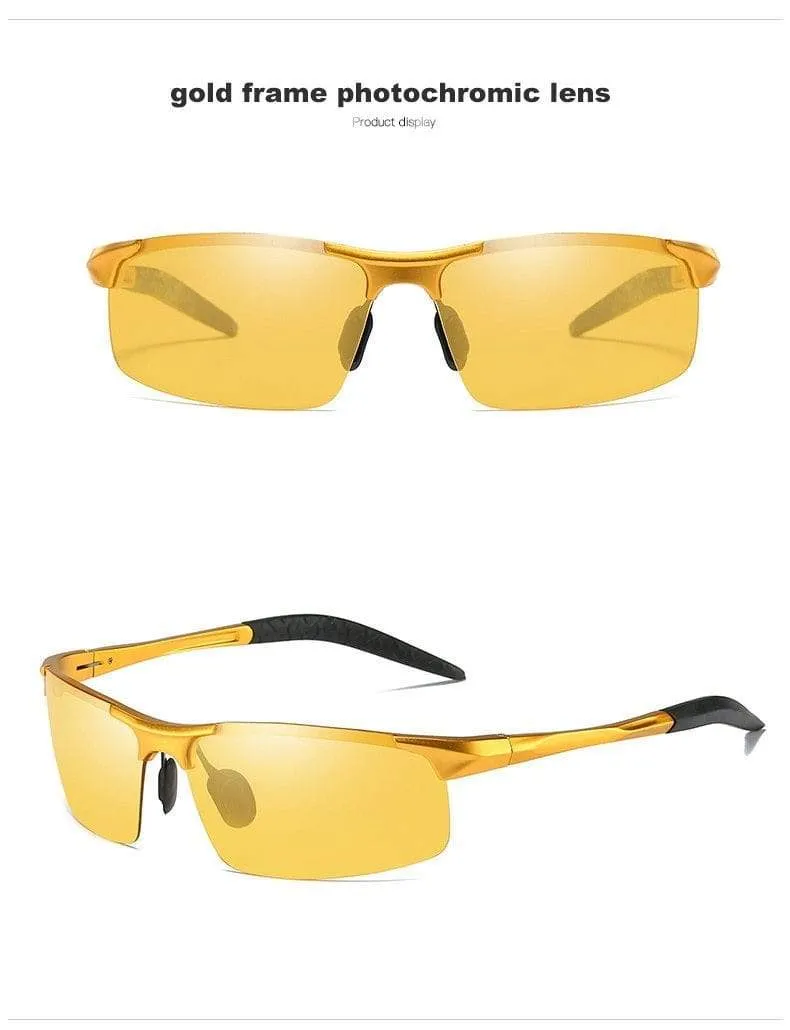 Anti-Glare Tag Nachtsichtbrille für Autofahrer Männer Polarisierte Sonnenbrille Photochrome Fahrerbrille Brille zonnebril heren