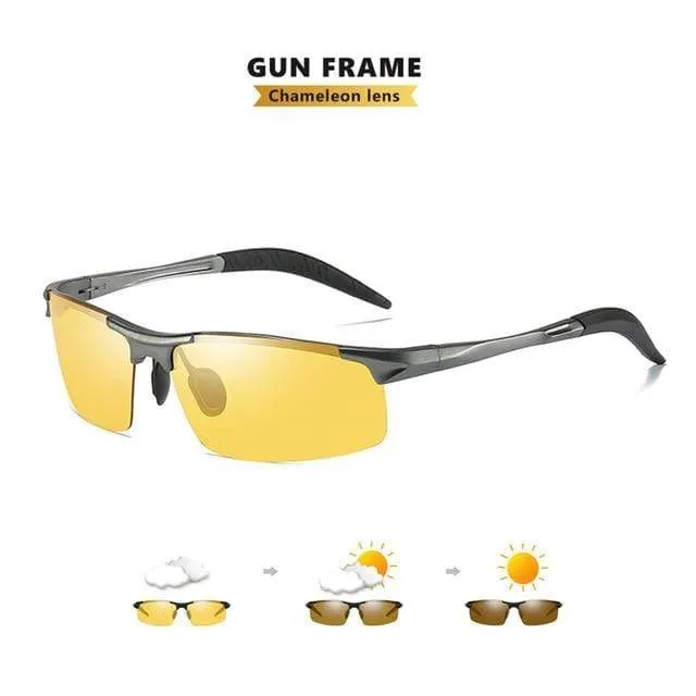 Anti-Glare Tag Nachtsichtbrille für Autofahrer Männer Polarisierte Sonnenbrille Photochrome Fahrerbrille Brille zonnebril heren