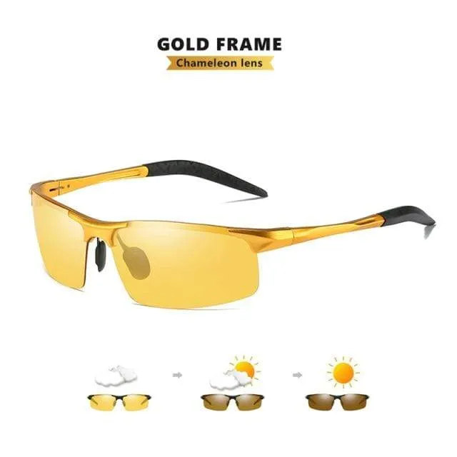 Anti-Glare Tag Nachtsichtbrille für Autofahrer Männer Polarisierte Sonnenbrille Photochrome Fahrerbrille Brille zonnebril heren