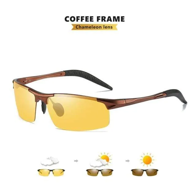 Anti-Glare Tag Nachtsichtbrille für Autofahrer Männer Polarisierte Sonnenbrille Photochrome Fahrerbrille Brille zonnebril heren