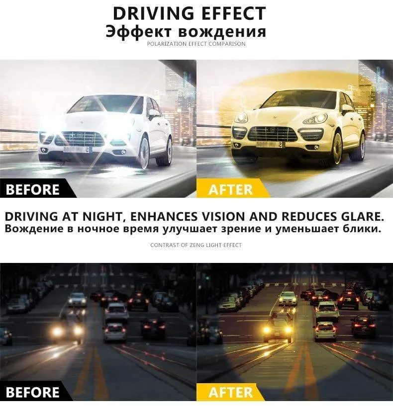 Anti-Glare Tag Nachtsichtbrille für Autofahrer Männer Polarisierte Sonnenbrille Photochrome Fahrerbrille Brille zonnebril heren