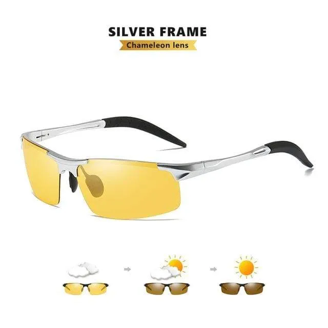 Anti-Glare Tag Nachtsichtbrille für Autofahrer Männer Polarisierte Sonnenbrille Photochrome Fahrerbrille Brille zonnebril heren
