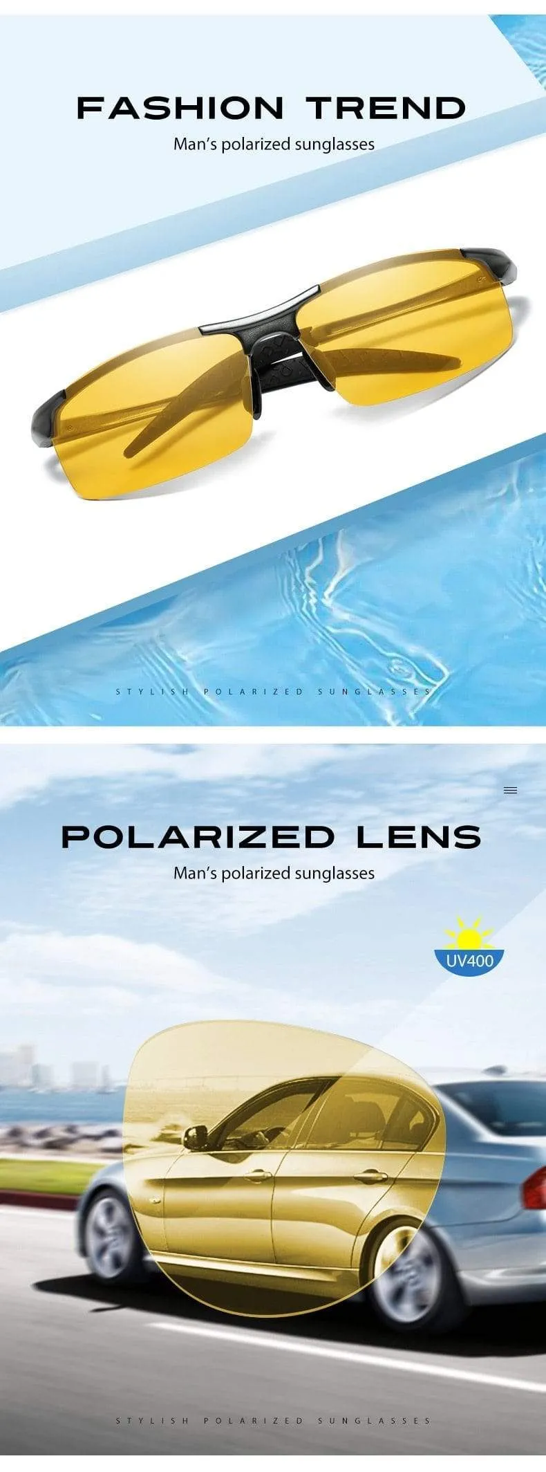 Anti-Glare Tag Nachtsichtbrille für Autofahrer Männer Polarisierte Sonnenbrille Photochrome Fahrerbrille Brille zonnebril heren