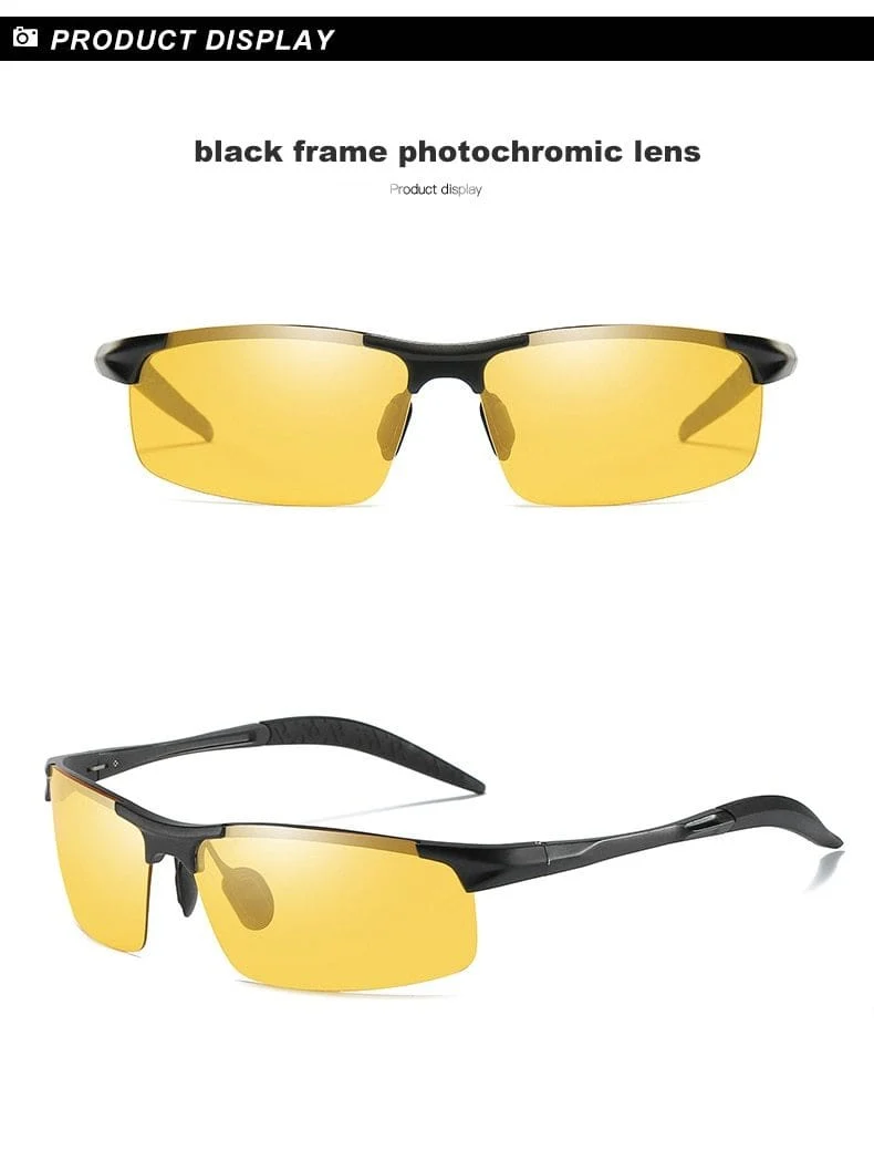 Anti-Glare Tag Nachtsichtbrille für Autofahrer Männer Polarisierte Sonnenbrille Photochrome Fahrerbrille Brille zonnebril heren