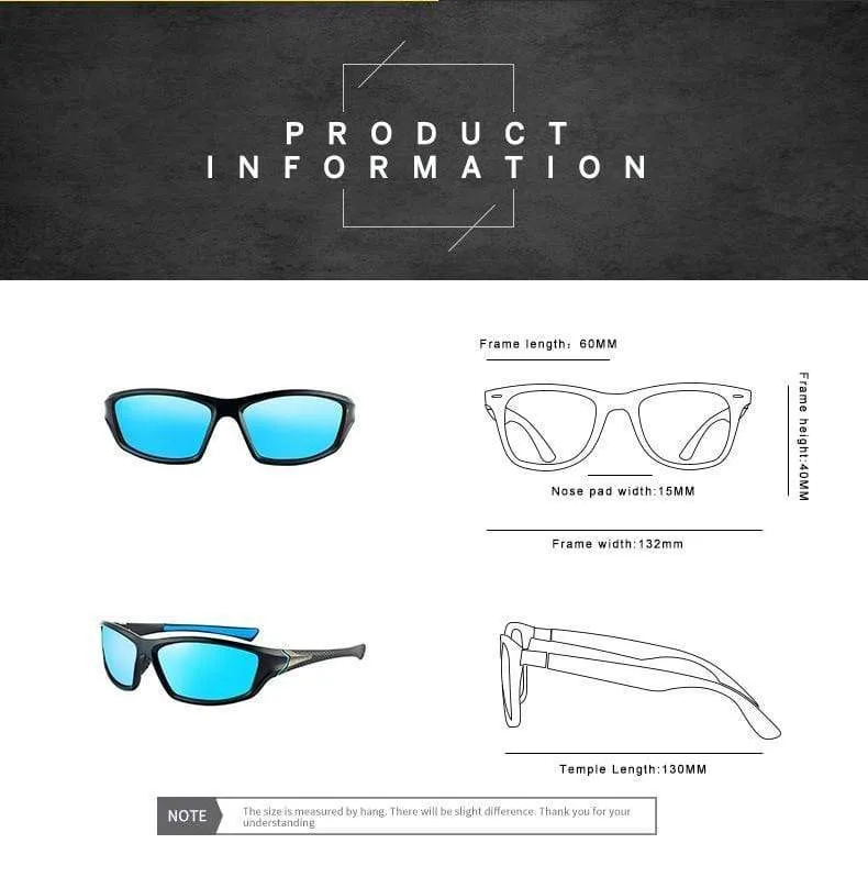 Polarisierte Sonnenbrille für Herren, zum Autofahren, Sonnenbrille für Männer, Vintage, Reisen, Angeln, klassische Sonnenbrille