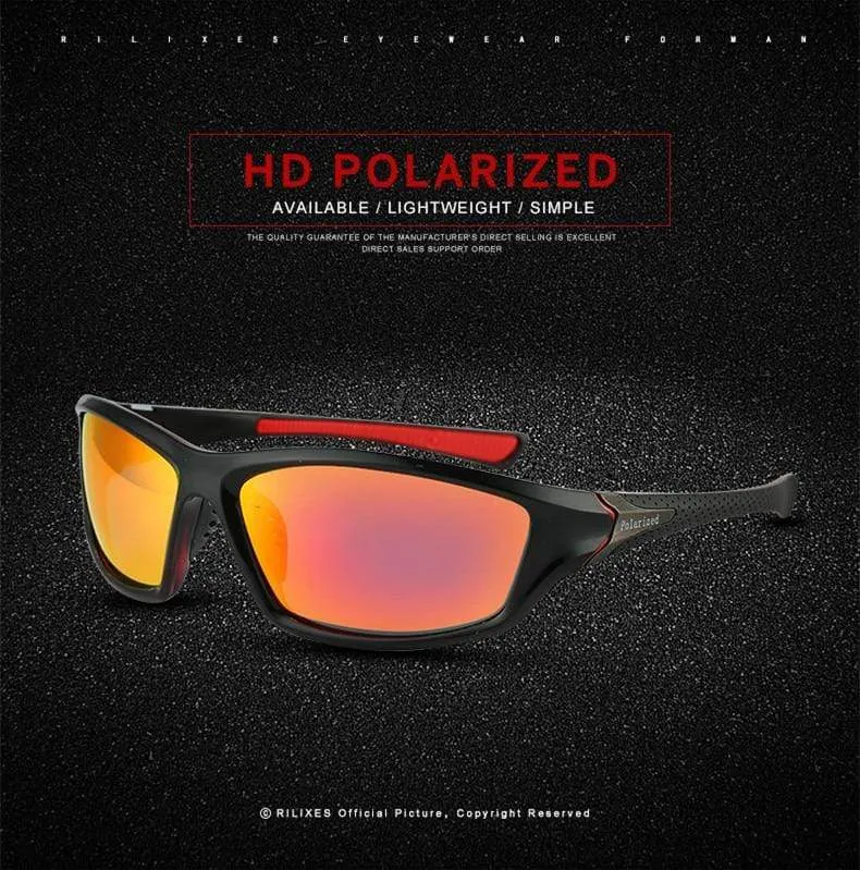 Polarisierte Sonnenbrille für Herren, zum Autofahren, Sonnenbrille für Männer, Vintage, Reisen, Angeln, klassische Sonnenbrille