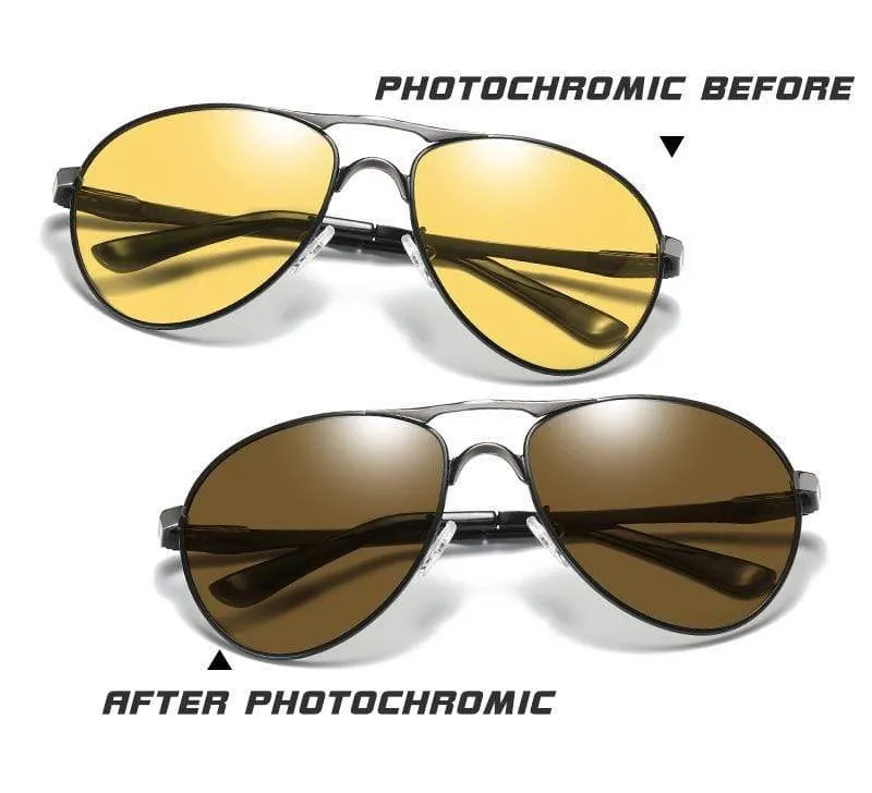 Sonnenbrillen für Männer, polarisierte Sonnenbrillen für den Tag und die Nacht, fürs Autofahren, mit Tag- und Nachtsicht, gafas de sol