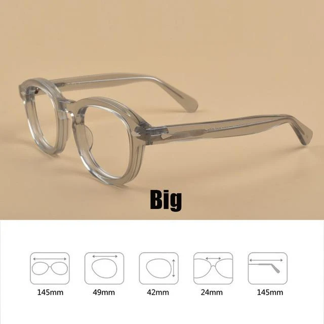 Männer Frauen Computer Brille Runde Transparente Brille Marke Design Acetat Stil Vintage Rahmen sq004
