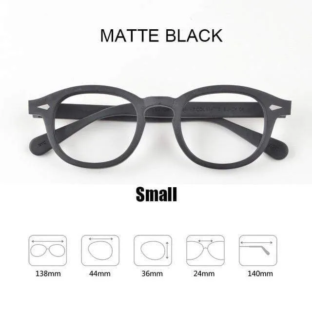 Männer Frauen Computer Brille Runde Transparente Brille Marke Design Acetat Stil Vintage Rahmen sq004