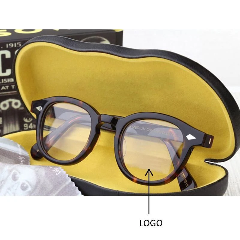 Männer Frauen Computer Brille Runde Transparente Brille Marke Design Acetat Stil Vintage Rahmen sq004
