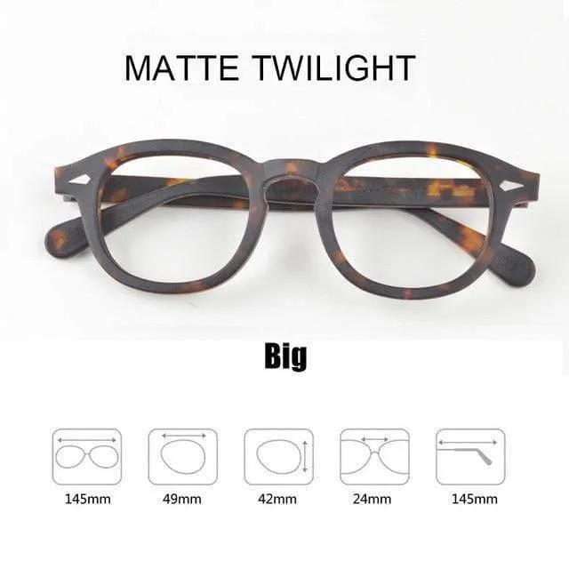 Männer Frauen Computer Brille Runde Transparente Brille Marke Design Acetat Stil Vintage Rahmen sq004