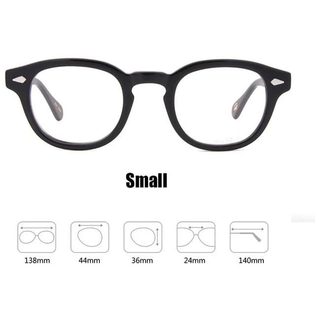 Männer Frauen Computer Brille Runde Transparente Brille Marke Design Acetat Stil Vintage Rahmen sq004