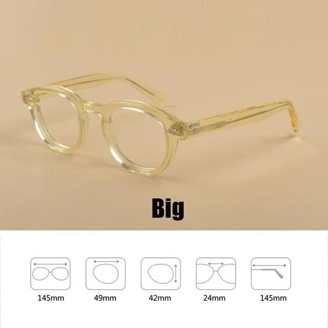 Männer Frauen Computer Brille Runde Transparente Brille Marke Design Acetat Stil Vintage Rahmen sq004