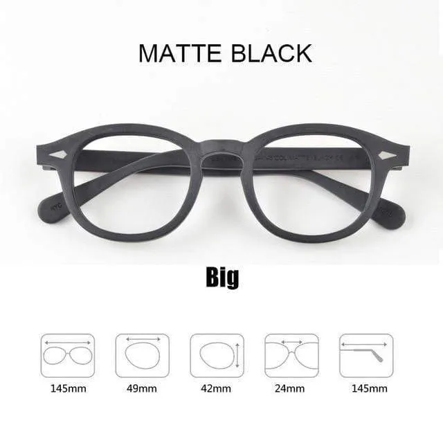 Männer Frauen Computer Brille Runde Transparente Brille Marke Design Acetat Stil Vintage Rahmen sq004