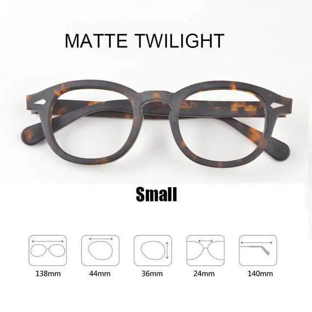 Männer Frauen Computer Brille Runde Transparente Brille Marke Design Acetat Stil Vintage Rahmen sq004