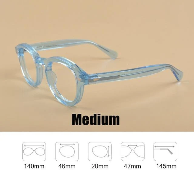 Männer Frauen Computer Brille Runde Transparente Brille Marke Design Acetat Stil Vintage Rahmen sq004