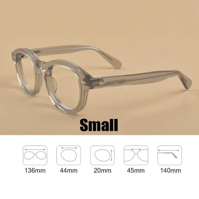 Männer Frauen Computer Brille Runde Transparente Brille Marke Design Acetat Stil Vintage Rahmen sq004