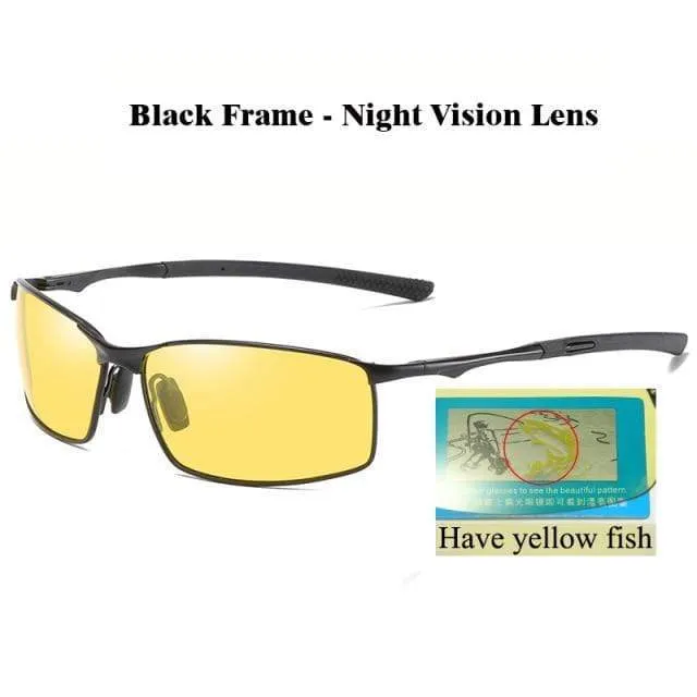 Polarisierte Sonnenbrille Herren / Damen Fahrspiegel Sonnenbrille Metallrahmenbrille UV400 Blendschutz Sonnenbrille Großhandel