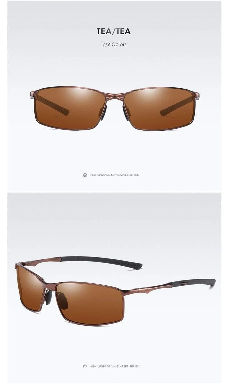 Polarisierte Sonnenbrille Herren / Damen Fahrspiegel Sonnenbrille Metallrahmenbrille UV400 Blendschutz Sonnenbrille Großhandel