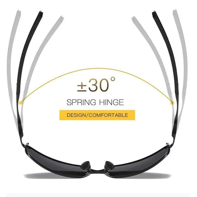 Polarisierte Sonnenbrille Herren / Damen Fahrspiegel Sonnenbrille Metallrahmenbrille UV400 Blendschutz Sonnenbrille Großhandel