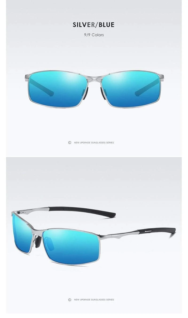 Polarisierte Sonnenbrille Herren / Damen Fahrspiegel Sonnenbrille Metallrahmenbrille UV400 Blendschutz Sonnenbrille Großhandel