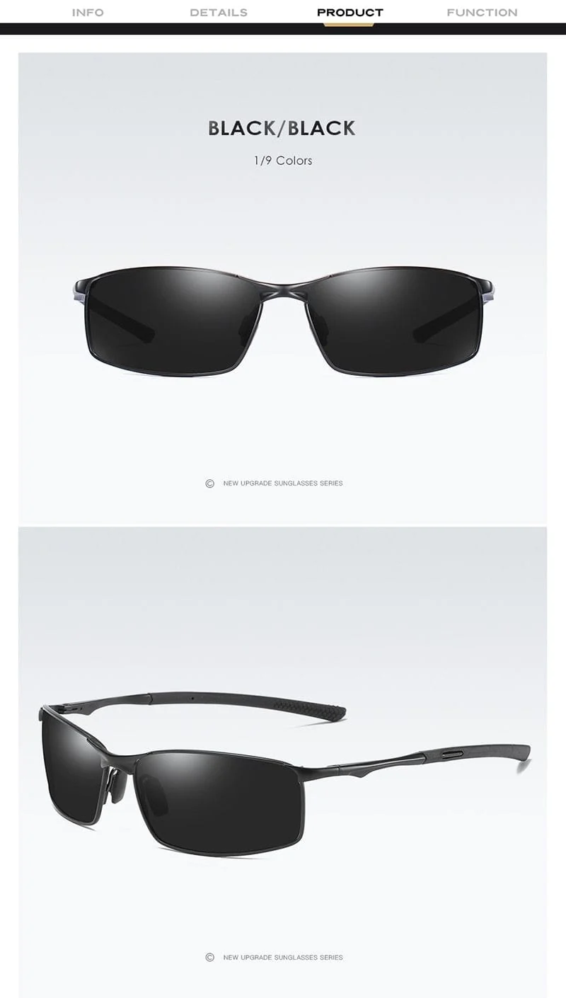 Polarisierte Sonnenbrille Herren / Damen Fahrspiegel Sonnenbrille Metallrahmenbrille UV400 Blendschutz Sonnenbrille Großhandel