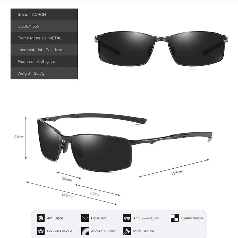 Polarisierte Sonnenbrille Herren / Damen Fahrspiegel Sonnenbrille Metallrahmenbrille UV400 Blendschutz Sonnenbrille Großhandel
