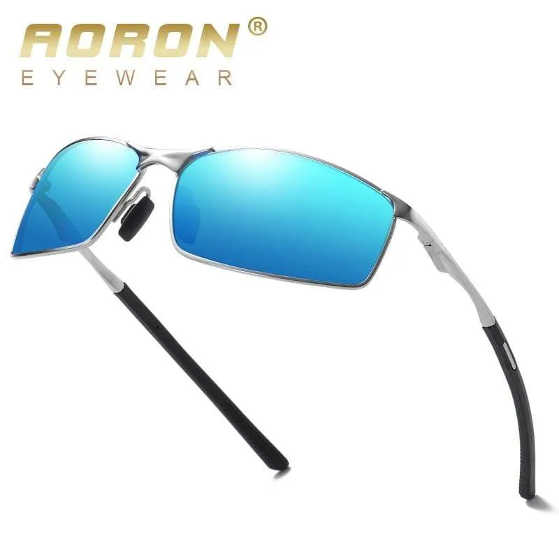 Polarisierte Sonnenbrille Herren / Damen Fahrspiegel Sonnenbrille Metallrahmenbrille UV400 Blendschutz Sonnenbrille Großhandel