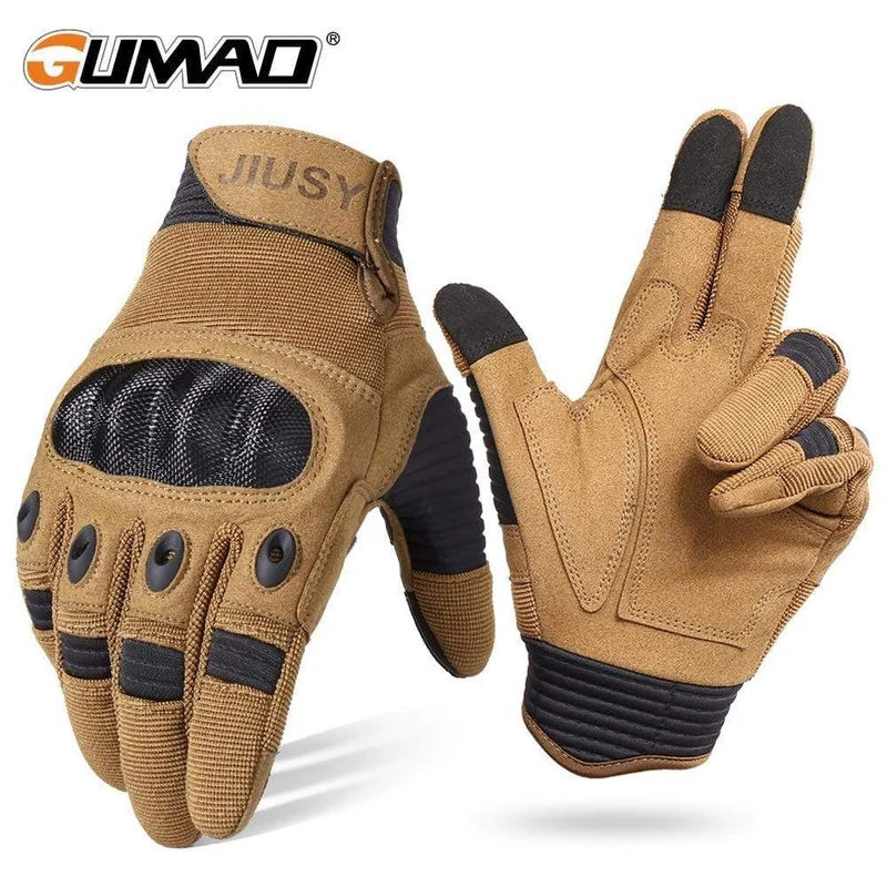 Fahrrad Militär Vollfingerhandschuhe Männer Taktische Handschuhe Jagd Paintball Wandern Klettern Airsoft Schießen Fäustlinge Männer Hard Shell