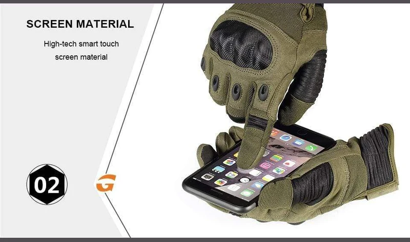 Fahrrad Militär Vollfingerhandschuhe Männer Taktische Handschuhe Jagd Paintball Wandern Klettern Airsoft Schießen Fäustlinge Männer Hard Shell