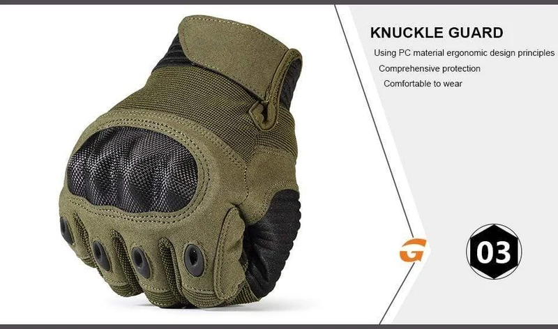 Fahrrad Militär Vollfingerhandschuhe Männer Taktische Handschuhe Jagd Paintball Wandern Klettern Airsoft Schießen Fäustlinge Männer Hard Shell