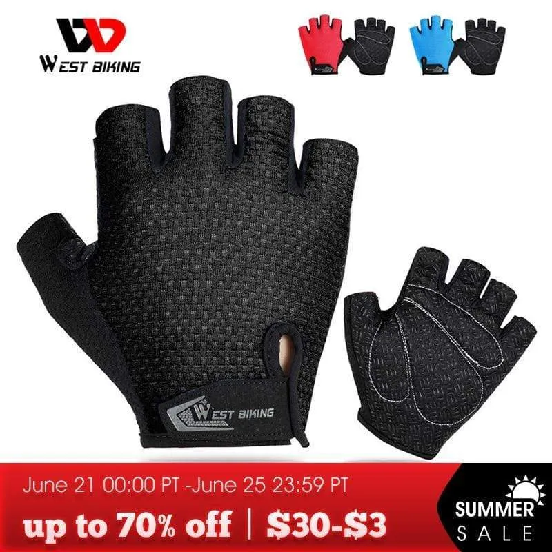 Halbfinger-Fahrradhandschuhe, Outdoor-Sport, MTB-Fahrradhandschuhe, Pad, atmungsaktiv, Fahrrad, Motorrad, Angeln, Fahrradhandschuhe