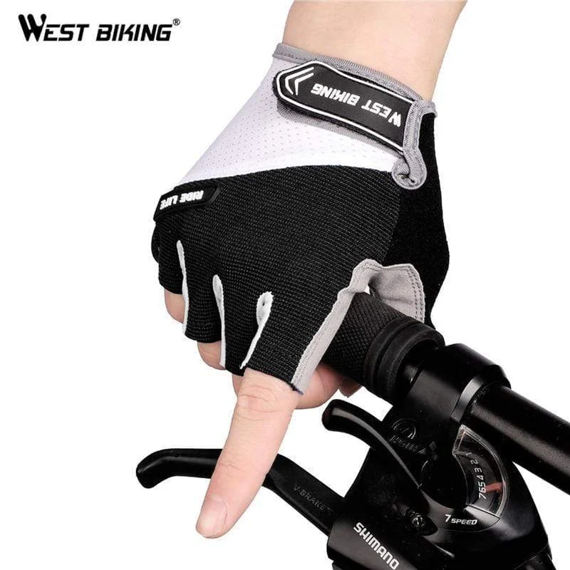 Halbfinger-Fahrradhandschuhe, Outdoor-Sport, MTB-Fahrradhandschuhe, Pad, atmungsaktiv, Fahrrad, Motorrad, Angeln, Fahrradhandschuhe