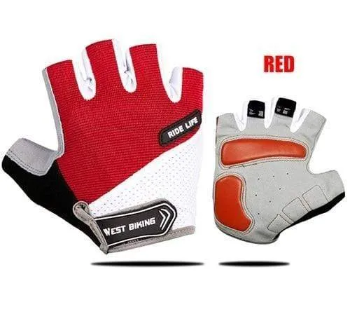 Halbfinger-Fahrradhandschuhe, Outdoor-Sport, MTB-Fahrradhandschuhe, Pad, atmungsaktiv, Fahrrad, Motorrad, Angeln, Fahrradhandschuhe