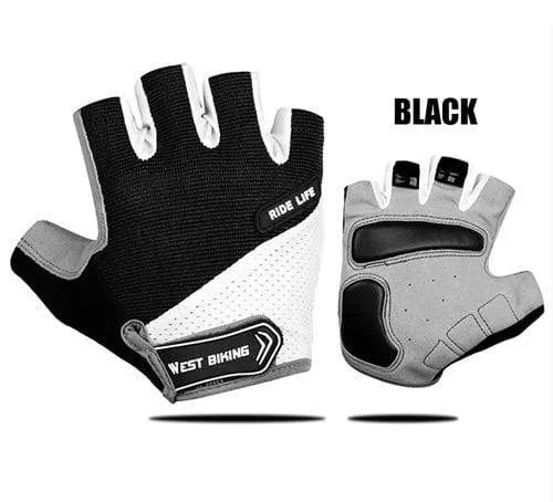 Halbfinger-Fahrradhandschuhe, Outdoor-Sport, MTB-Fahrradhandschuhe, Pad, atmungsaktiv, Fahrrad, Motorrad, Angeln, Fahrradhandschuhe