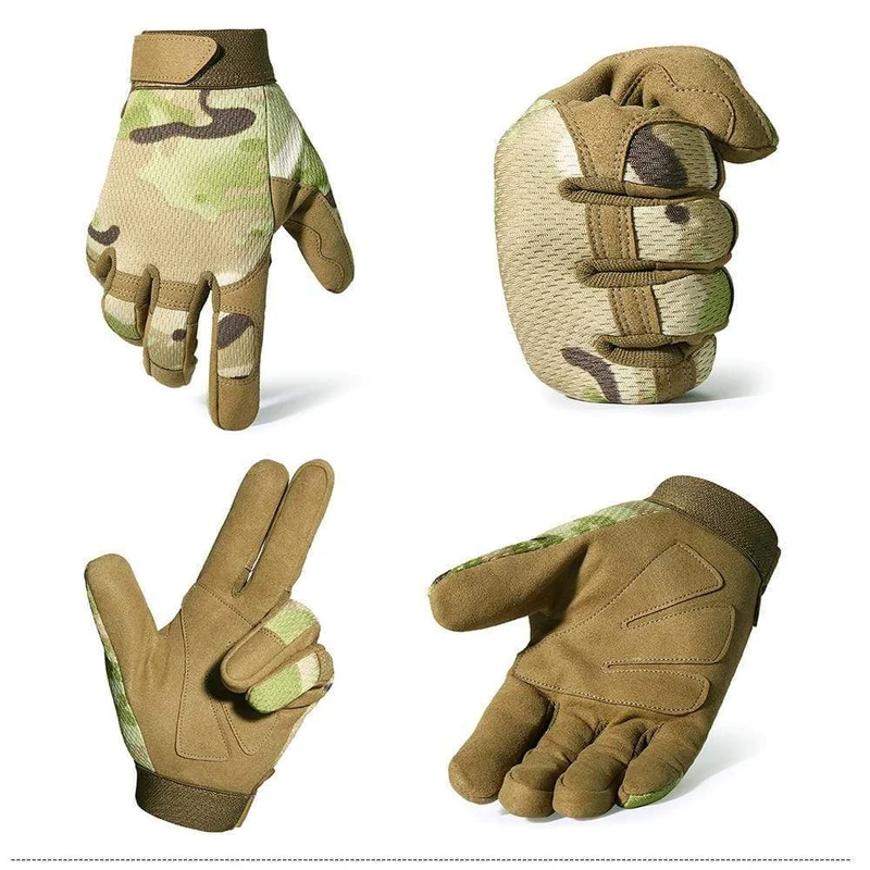 Männer Schießhandschuhe Militär Armee Fäustling Taktische Vollfingerhandschuh Touchscreen Licht Atmungsaktiv Radfahren Airsoft Paintball